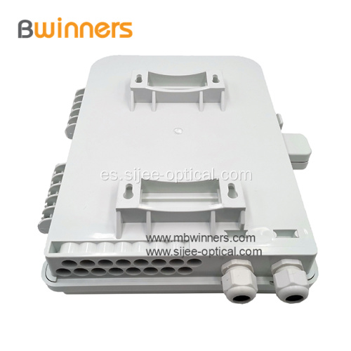 Caja terminal de fibra óptica para exteriores FTTH / Caja de distribución 16 fibras